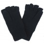 Rokavice-pletene-brez 4 prstov-črne