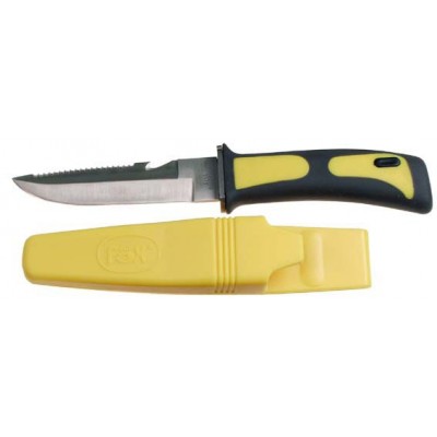 Potapljaški nož-rumeno/črni