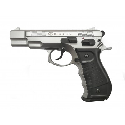 Plašilna pištola BLOW  C75 Matte Chrome 9 mm